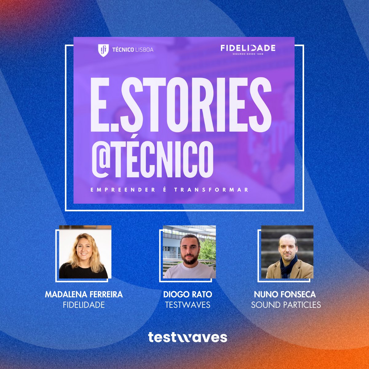 testwaves's tweet photo. We’re thrilled to announce that our co-founder, @ratuspro, will speak at the upcoming E.Stories@Técnico session hosted by @istecnico! 🩵

📅 October 30th
⏱ 5:00 PM
📍 Técnico Innovation Center

#wearetecnico https://t.co/vFYUCEn6Yx