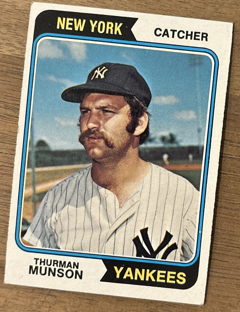 Capitalist_Art's tweet photo. Do you think he is looking down cheering on his old team?
@CardPurchaser @MDRANSOM1 @yanxchick #yankees #NewYorkYankees #WorldSeries #munson #thurmanmunson #captian #sportscards #vintagesportscards #baseball https://t.co/abt7Tpiebf