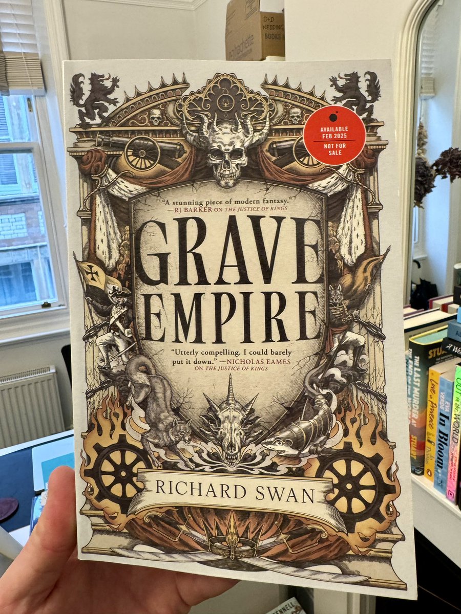 harryillers's tweet image. Grave Empire by @Richard_S_Swan is here in the form of an ARC from @orbitbooks but are you prepared for this epic new series from the author of The Empire of the Wolf Trilogy?! It’s an absolute belter, and I’m giving away one of my copies at random. RT &amp;amp; follow, winner on Friday.