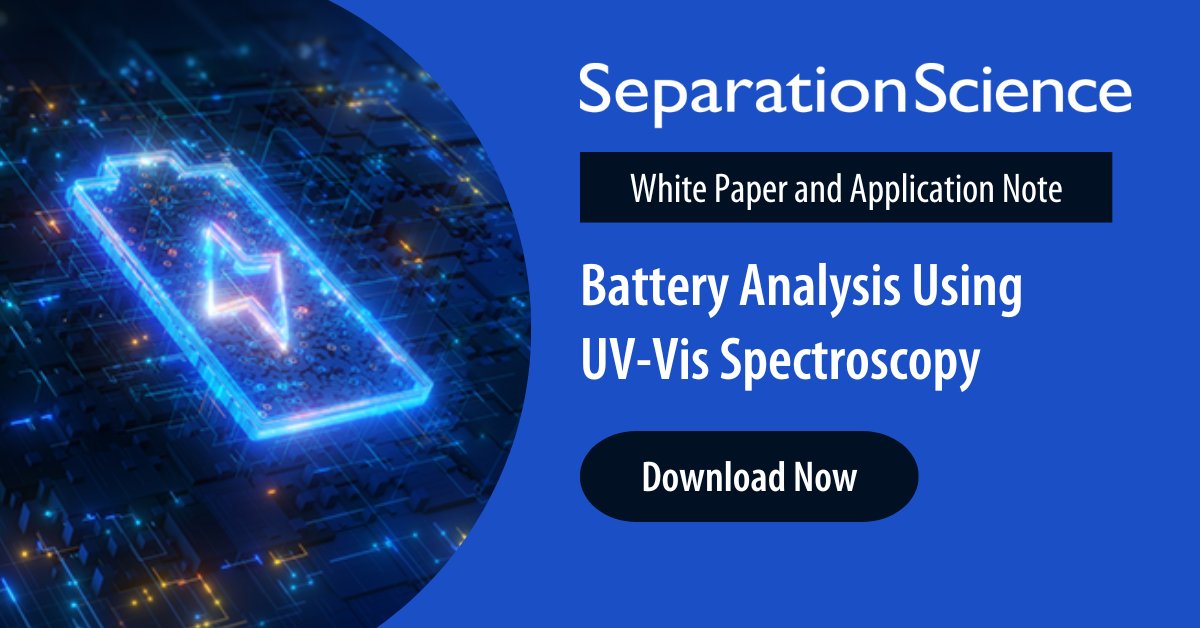 Separation Science (@sep_science) on Twitter photo Discover how <a href="/Agilent/">Agilent Technologies</a>'s UV-Vis/NIR spectrophotometers are driving rechargeable battery research and ensuring precise quality control of #Lithium-#IonBattery electrolytes—all in one resource!
Register:sepscience.com/battery-analys… Discover how <a href="/Agilent/">Agilent Technologies</a>'s UV-Vis/NIR spectrophotometers are driving rechargeable battery research and ensuring precise quality control of #Lithium-#IonBattery electrolytes—all in one resource!
Register:sepscience.com/battery-analys…