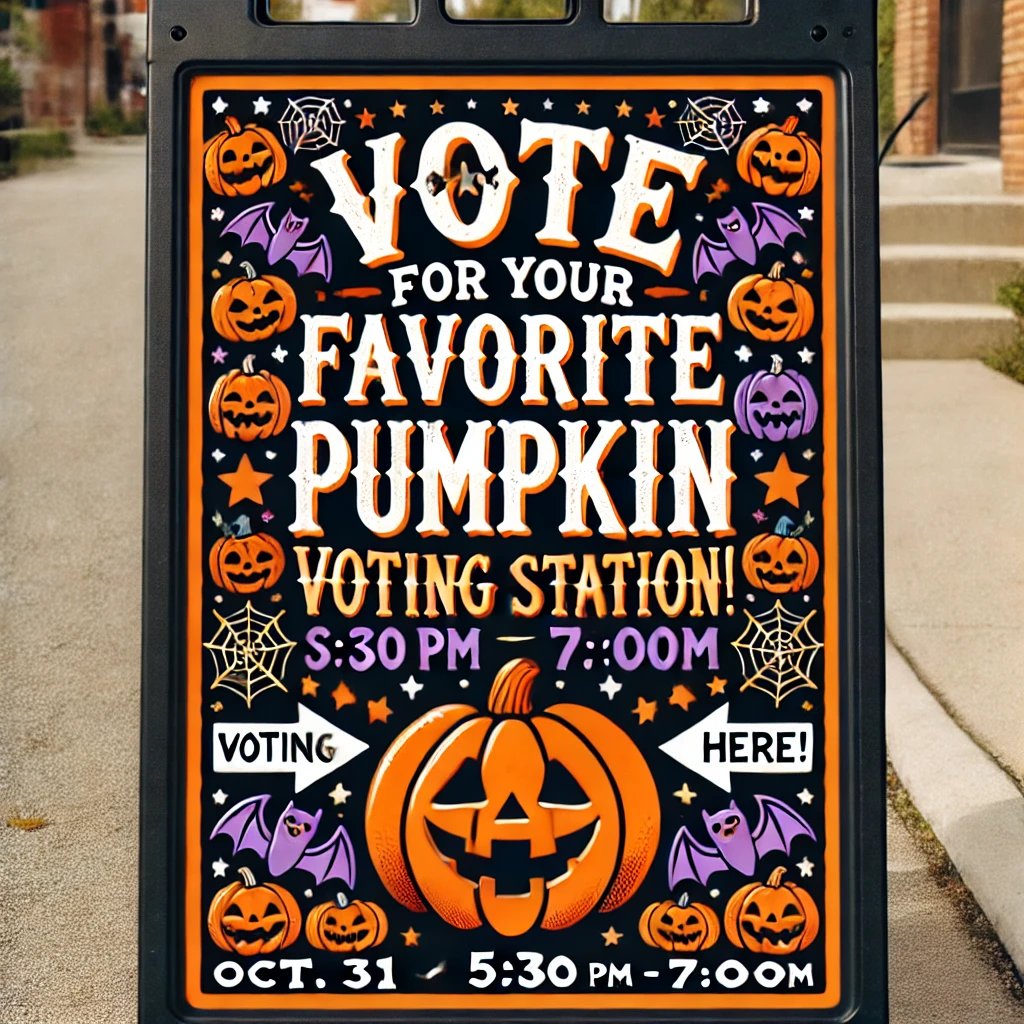 GroveportTH's tweet photo. 📷2 days to go...
Get ready for 'Trick or Treat' and join us at Groveport’s Halloween Block Party on Thurs, October 31 from 5:30PM-7PM for a frightfully fun evening! Stop by Front St to see all the amazing Pumpkin Carving Contest entries and vote for your favorite!(Rain or Shine) https://t.co/6s5tXXdyat