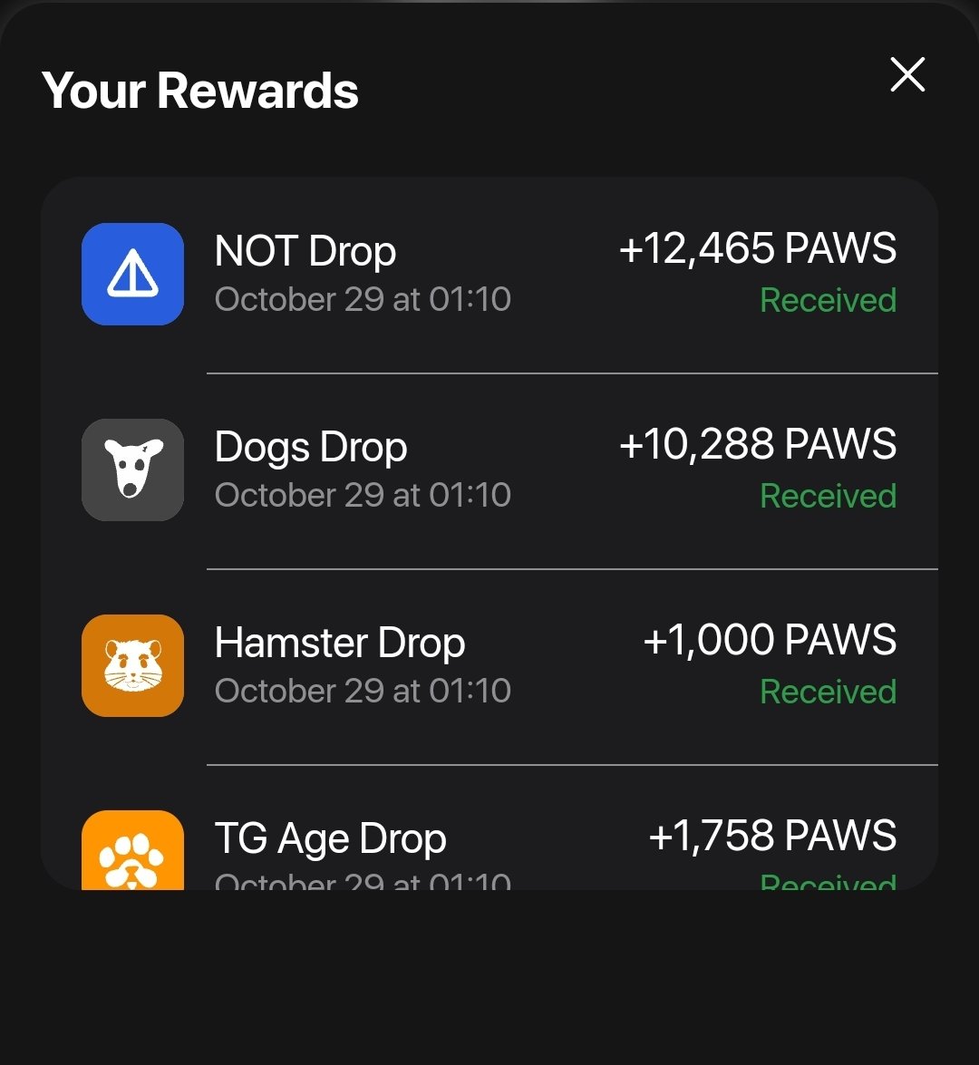 TapSwapton's tweet photo. Every Click On Telegram Matters, Turn Your Rewards Into $Paws 🐾 

If you miss Notcoin , Dogs coin , then don't miss Paws coin 

Reward based on the the Notcoin , Dogs coin , Hamster &amp; telegram age 

Start Here 👉https://t.co/lR42yPZsiT

#Major #Tapswap #memefi #Airdrop #memecoin https://t.co/26q6iqrCqz