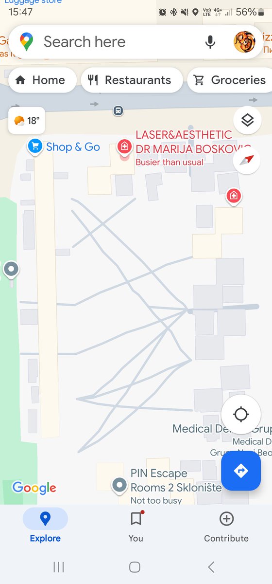 _bgr_'s tweet photo. @FuckCarsReddit In this Belgrade neighborhood someone added them to Google Maps https://t.co/KdKoNDmGnN