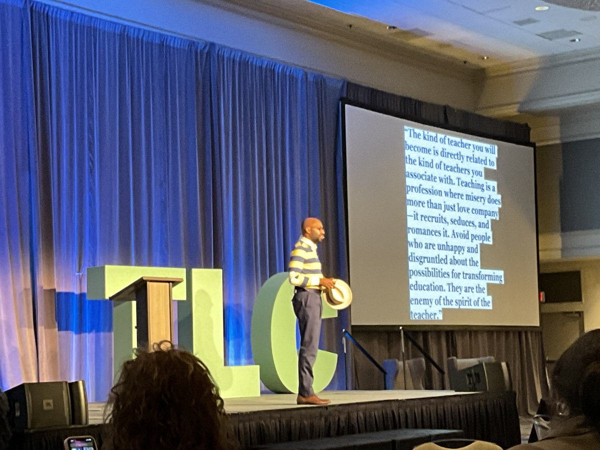ENTHUSIASTIC morning at #TLC2024 “Perform your authentic self” and remember that “Rigor is not rigor mortis.” -Chris Edmin.