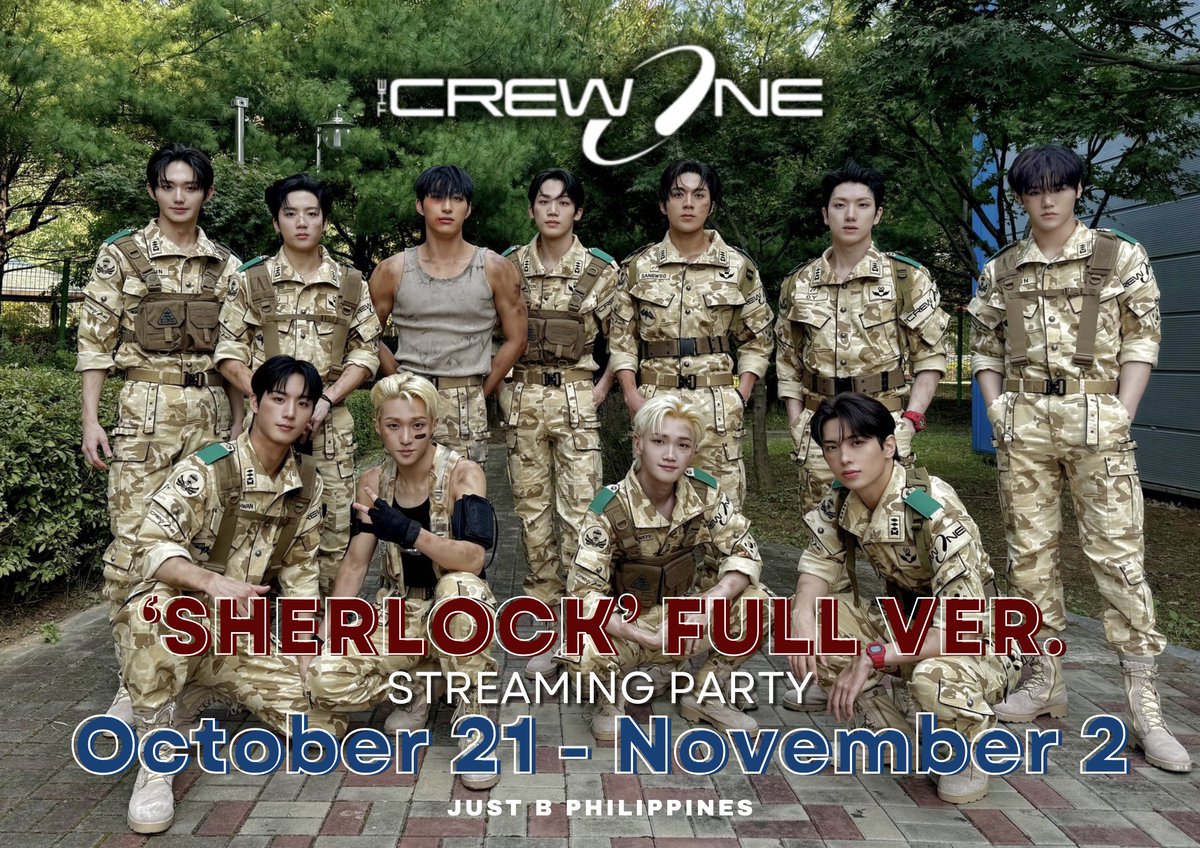 JustB_PH's tweet photo. Good morning JOURNEY!
Hope you're doing well ๐ค
It's another day to stream SHERLOCK
๐ฝ๏ธ: https://t.co/GBZRUXQUGD
Fighting !
#TheCrewOneStreamingParty
#TheCrewOne #๋ํฌ๋ฃจ์
#JUSTB #์ ์คํธ๋น #ATBO #์์ดํฐ๋น์ค https://t.co/kRCywgSYod