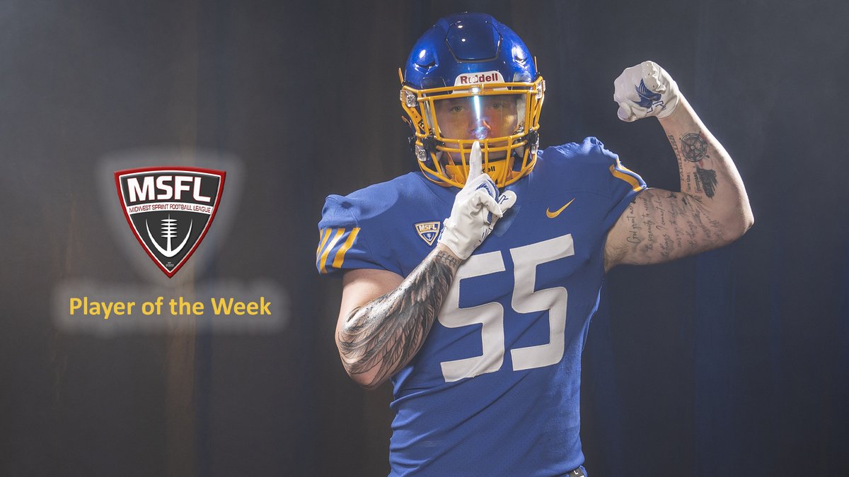 🚨POTW🚨

Congratulations to Midway linebacker Gavin Lay, this week's Midwest Sprint Football League Defensive Player of the Week! - gomidwayeagles.com/sports/fball/2…