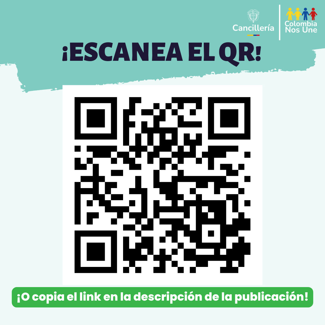 ColombiaNosUne's tweet photo. ¡🌍🇨🇴 Inscripciones abiertas! Sé delegado/a en la #MNSCM y ayuda a construir políticas para la comunidad colombiana en el exterior y migrantes en 🇨🇴.
Inscríbete aquí 👉 https://t.co/1wUlWUoGMS
hasta el 4 de nov. https://t.co/AmtugvZEvM