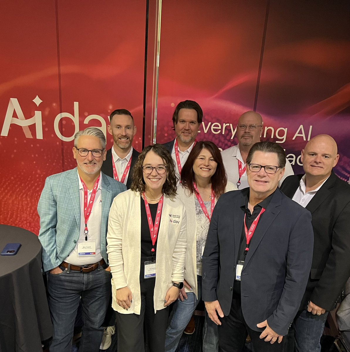 wwt_inc's tweet photo. We're at Ai day stop 2 in San Jose! 

If you tuned into AI Day Dallas last Thursday, you know we’ve got some great sessions queued up about— you guessed it— #AI ✨

Stick around for insights and highlights from the day. #thread https://t.co/zKm6Cg4DOi