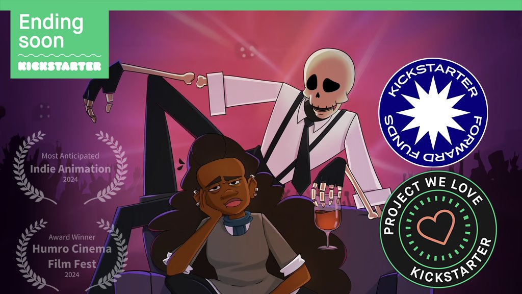 skelly_crew's tweet image. 🚨 Only 48 hours left to back Skelly! 🚨 This award-winning indie animation needs your support to reach its funding goal. With a colorful cast, dark humor, and unforgettable characters like Hot Nana, Wanda, and the ever-wise Old Man, Skelly brings office satire and personal drama