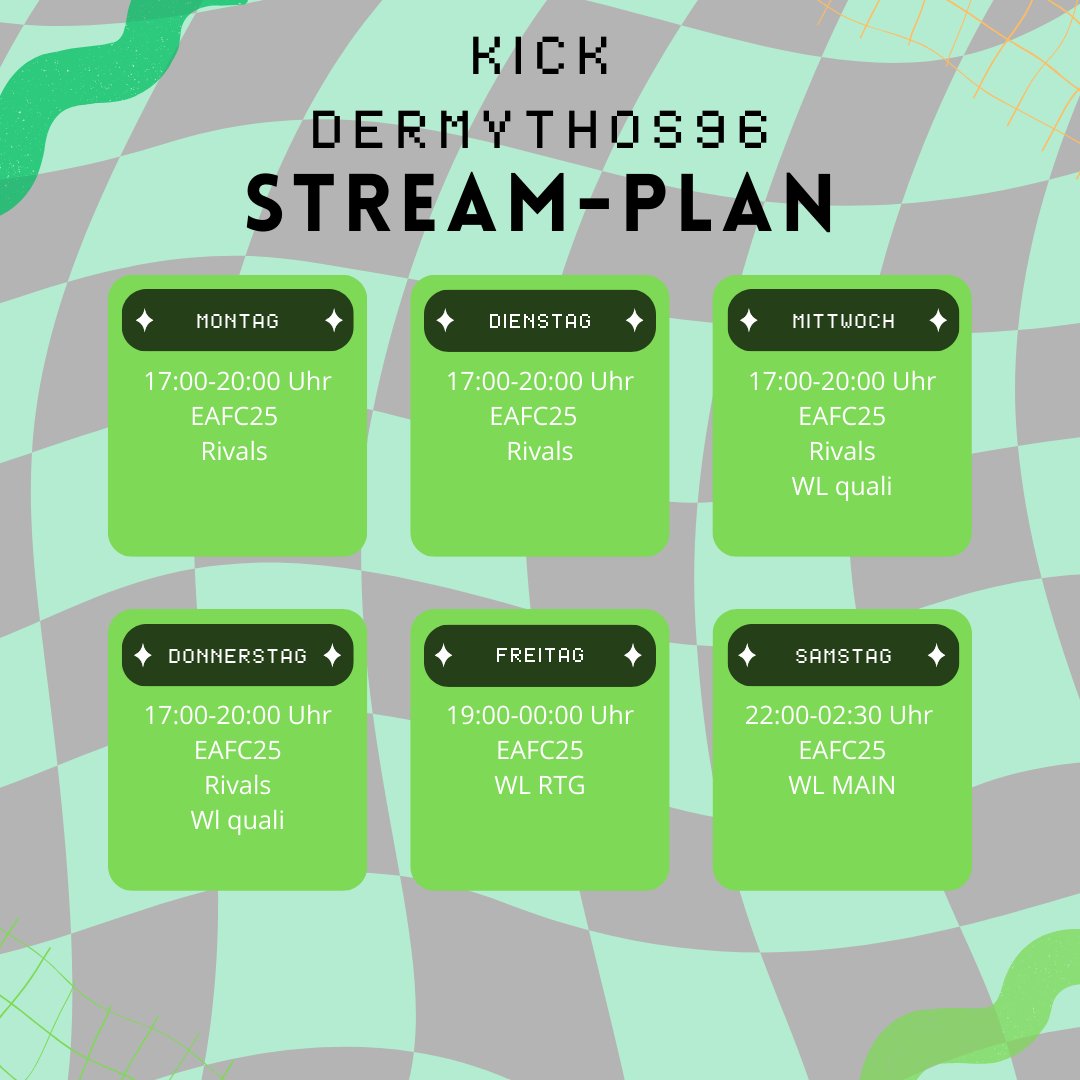 Besucht mich gerne auf kick !