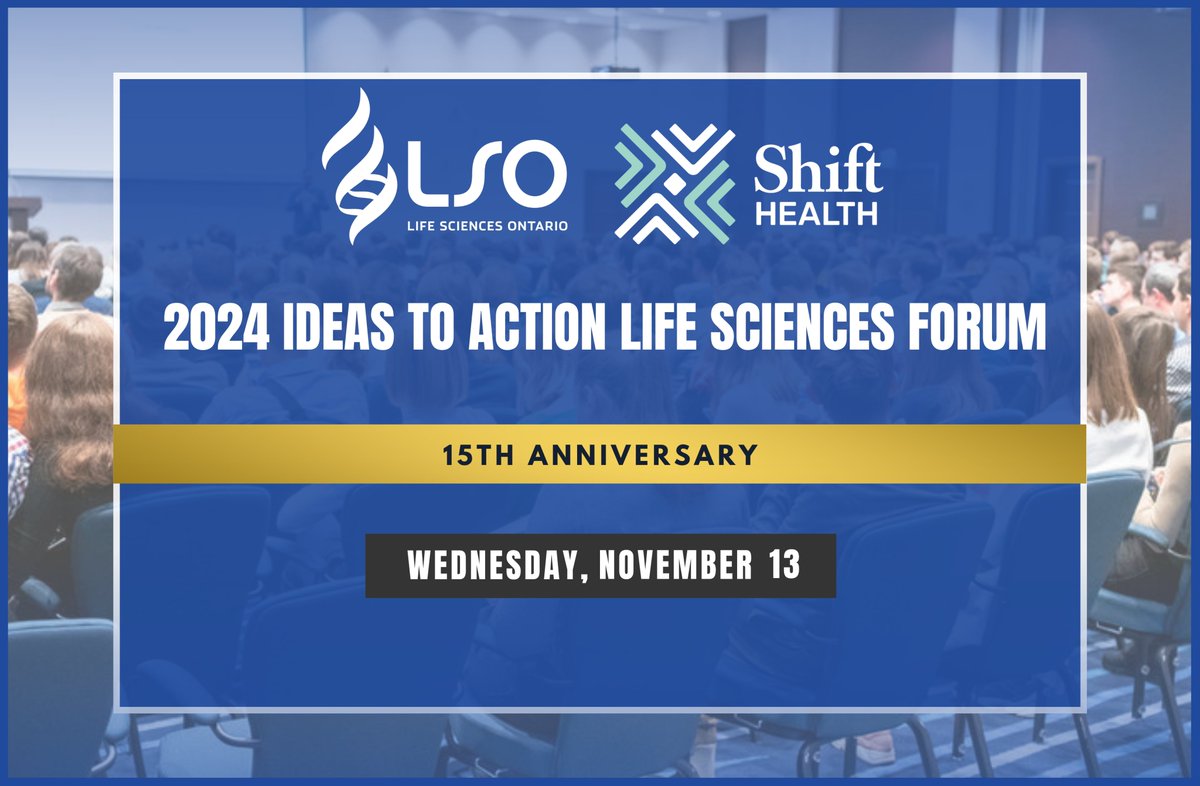 Our highly anticipated Ideas to Action Policy Forum is almost here! 

Join top leaders from industry, academia, and government as they share actionable insights on building a resilient, innovative, and inclusive life sciences sector. 

Register now: lifesciencesontario.member365.ca/public/event/d…