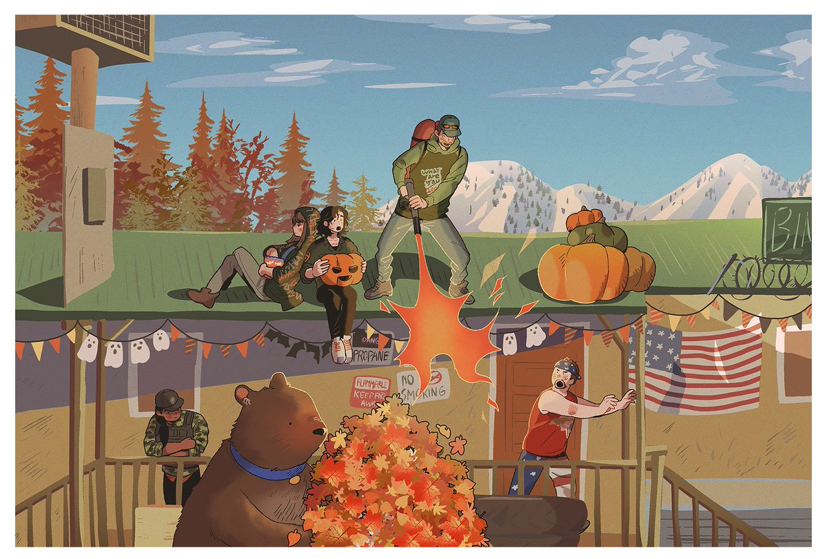 trainsong0's tweet photo. October in Hope county🎃 #farcry5 https://t.co/f5ja5Q0U74