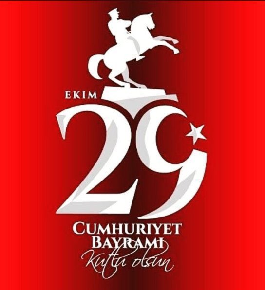 29 Ekim cumhuriyet bayramımızın 101. yılı kutlu olsun