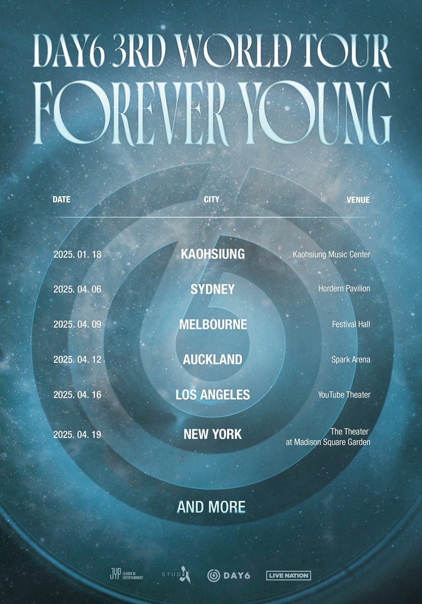 day6official's tweet photo. DAY6(데이식스)
3RD WORLD TOUR <FOREVER YOUNG>
Additional Show Info

#DAY6 #데이식스
#DAY6_3RD_WORLDTOUR
#FOREVER_YOUNG
#Band_Aid
#녹아내려요 https://t.co/C1tuvOwvGe