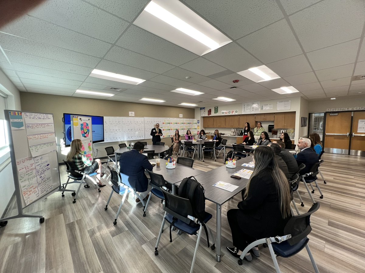 Exciting day at Scotsdale ES! 🎉 Honored to welcome TEA Commissioner Morath &amp; Sen. Cesar Blanco to show them firsthand how our students, staff &amp; campus are setting a high standard for academic excellence! #StudentSuccess #THEDISTRICTofChampions