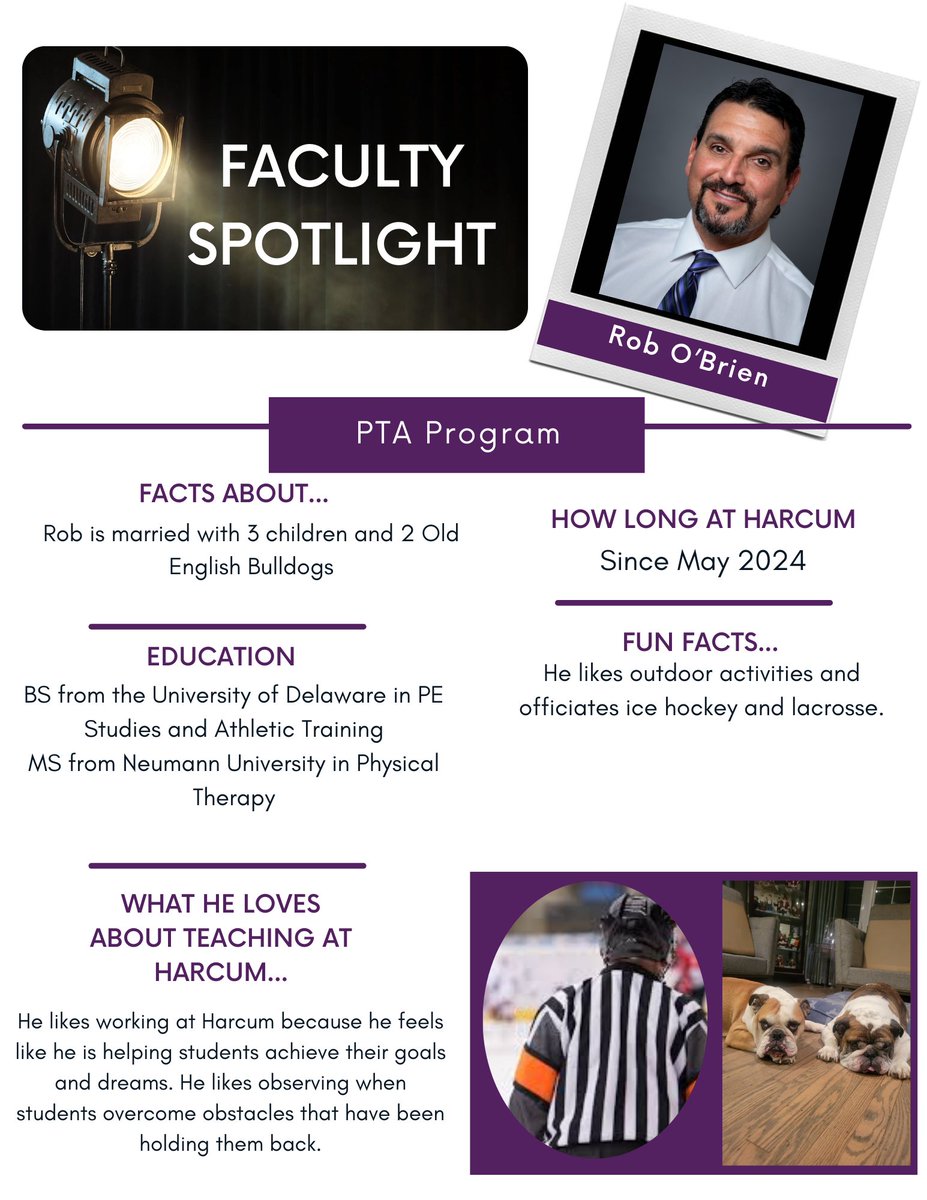 FacultyHarcum's tweet photo. Check out our latest spotllights on Rob O'Brien and Terry Eames! https://t.co/jnupLyhbNp