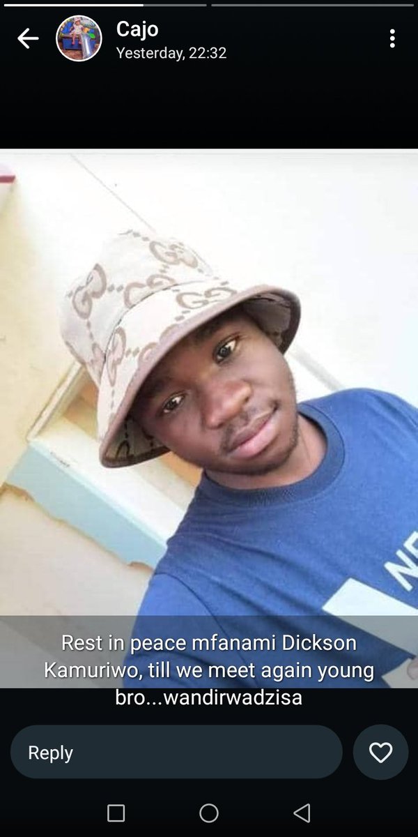 Rest in peace brother.. Tichakurangarirai mukoma.. RIP brotherman...