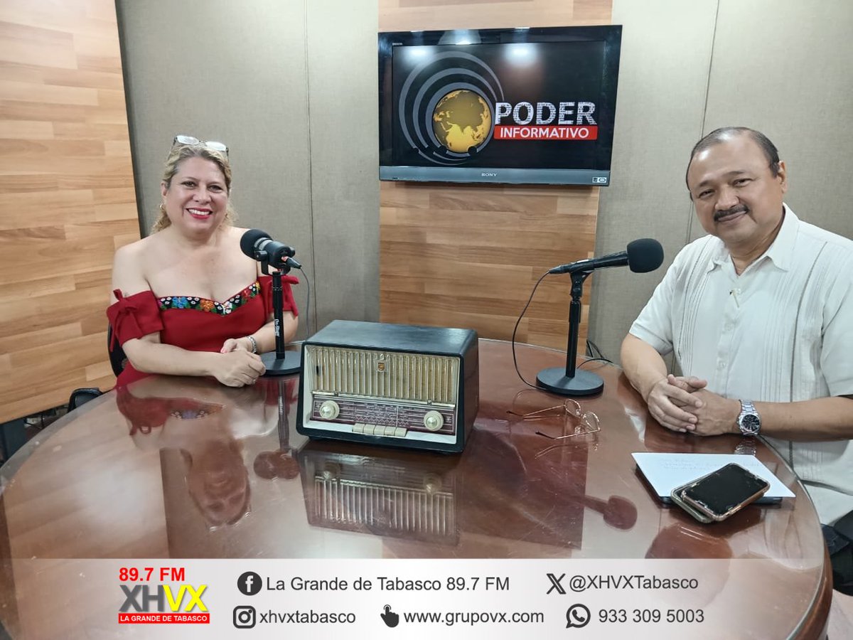 XHVXTabasco's tweet photo. 📻 #EnLaEntrevista II Silvia Pedrero, Subdirectora del Parque Museo la Venta.

Nos platica acerca de las "Noches de Museo"

@Cultura_Tabasco https://t.co/9jFYRvgx0U