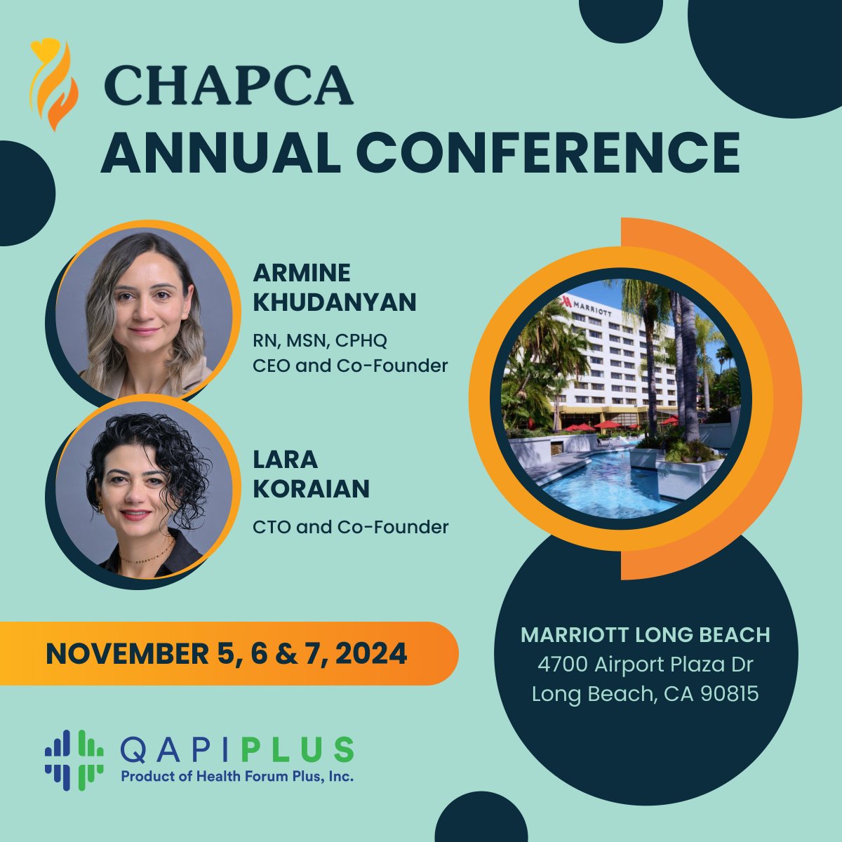 qapiplus's tweet image. Long Beach, here we come! Join us at the #CHAPCA Annual Conference November 5-7 at the Marriott Long Beach and swing by the QAPIplus booth to learn about automating your quality, compliance, and HR workflows. See you there! #QAPI #YearofQAPI #hospice