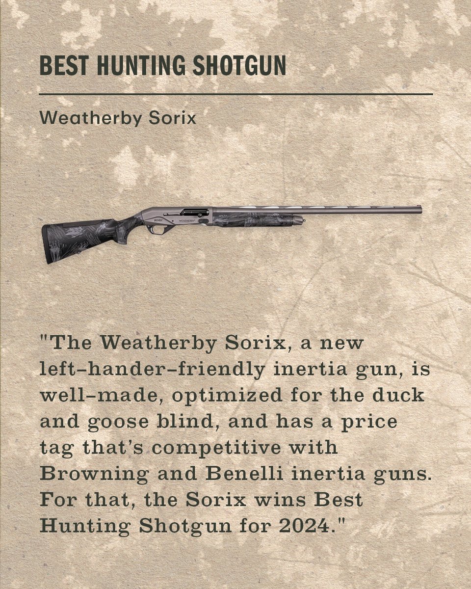 FieldandStream's tweet image. Our shotgun expert put 12 of the newest upland, waterfowl, turkey, and target shotguns to the test to pick the best shotguns of the year.

You’re going to want to read this one—check out the full review: fieldandstream.com/shotguns/best-… 💥

#TheLegendLives #GunReview #FieldAndStream