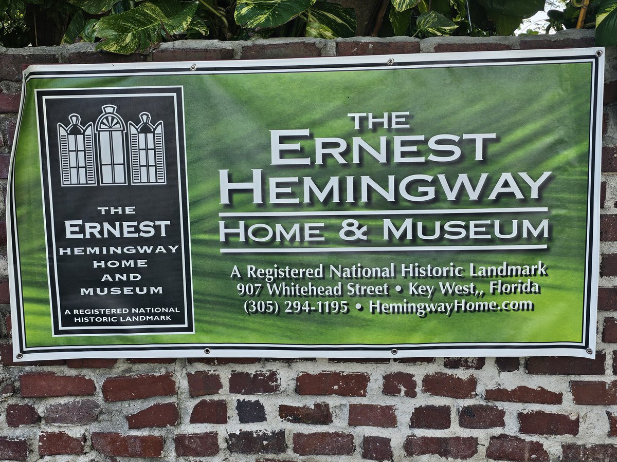 FlaKeysResorts's tweet photo. In honor of National Cat Day, we’re celebrating the Ernest Hemingway Home and Museum in Key West! 🐾📸 Who’s got photos of the famous six-toed cats roaming this historic spot? Share your favorite feline moments from this iconic Key West gem!
#NationalCatDay #HemingwayHome #SixToedCats #KeyWest #CatLovers #HemingwayCats #FloridaKeys #HistoricHomes #KeyWestHistory #FelineFavorites