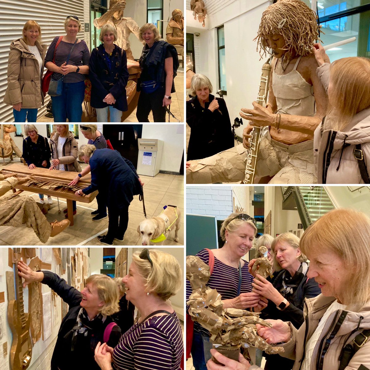 Guy O’Donnell (@guyod8) on Twitter photo A pleasure to give members of <a href="/SightLifeWales/">Sight Life (formerly CIB)</a> a tour of the <a href="/RWCMD/">Royal Welsh College of Music & Drama</a> Giant Cardboard Sculptures Exhibition. This FREE exhibition is open until the 8 November.
You can find out more about the work of Sight Life at the link below
sightlife.wales A pleasure to give members of <a href="/SightLifeWales/">Sight Life (formerly CIB)</a> a tour of the <a href="/RWCMD/">Royal Welsh College of Music & Drama</a> Giant Cardboard Sculptures Exhibition. This FREE exhibition is open until the 8 November.
You can find out more about the work of Sight Life at the link below
sightlife.wales