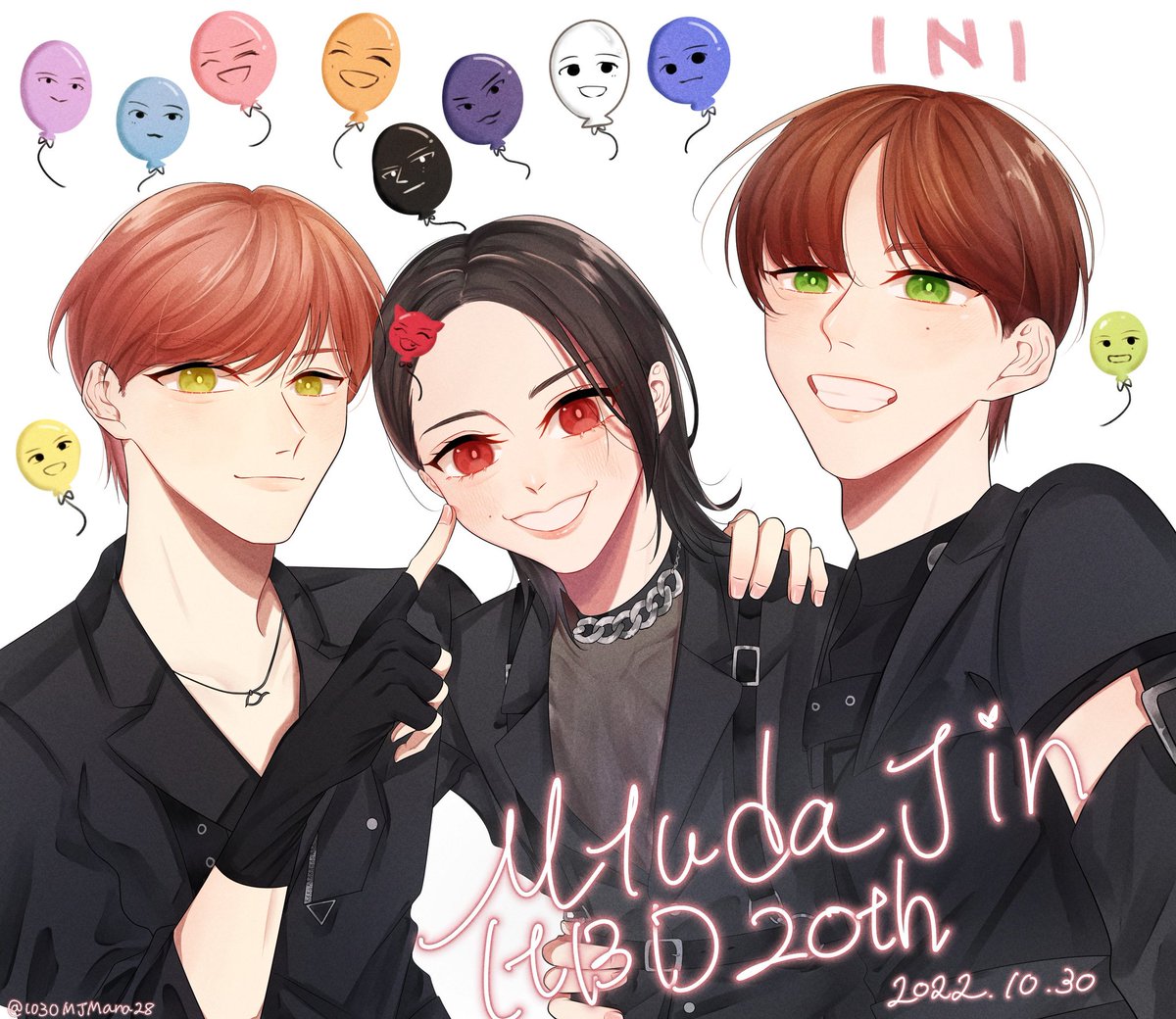1030MJMana28's tweet photo. 新しいBD絵用意できなかったから過去絵でごめんね😿
迅誕生日おめでとう！ここまでずっと熱量もって応援できるのは迅が魅力的すぎるアイドルだからだよ！猫😺のような愛くるしさを兼ね備えた迅は世界一だからね😎❤️

#松田迅祝22歳_にゃんとも愛でたいBD
#祝7th_THE_VIEW発売_INI
HAPPYMJDAY https://t.co/H79ROi2Mz7