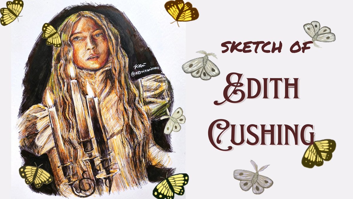 KerrinWinona's tweet image. Sketch of Edith Cushing with a colored pen

Here is the drawing process 💯
youtu.be/ZtTbt7tDfLI?si…