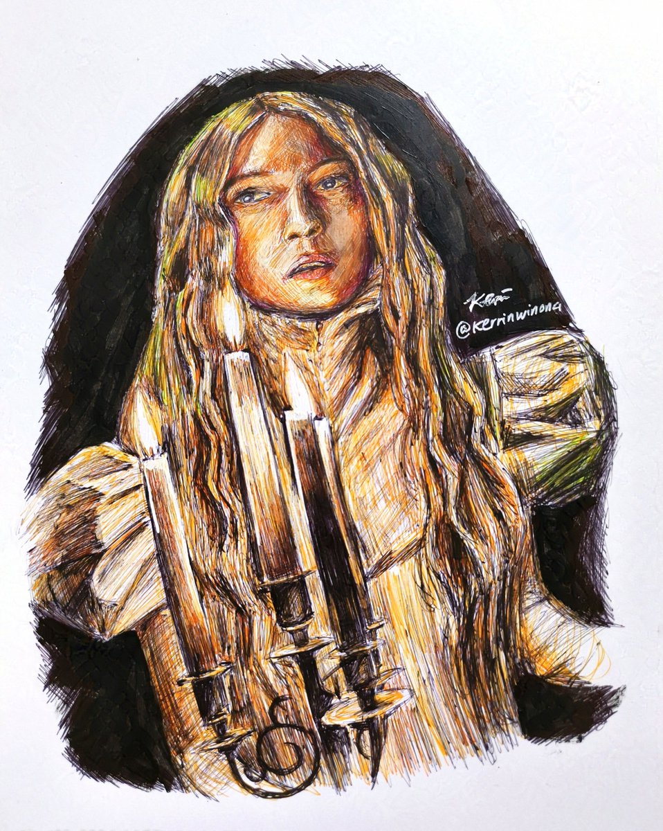 KerrinWinona's tweet image. Sketch of Edith Cushing with a colored pen

Here is the drawing process 💯
youtu.be/ZtTbt7tDfLI?si…