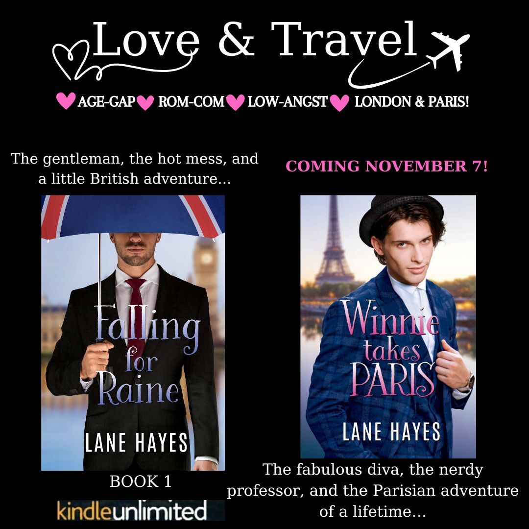 LaneHayes3's tweet photo. Read Falling for Raine while you wait for Winnie Takes Paris! 

Get Falling for Raine from your favorite retailer here: https://t.co/K677JPR3Iz
Preorder Winnie Takes Paris: https://t.co/UCvWO4O88K

#LaneHayes #MMRomance #RomCom #MMRomCom #RomanticComedy #MMRomanticComedy https://t.co/jfzdi4WJQh