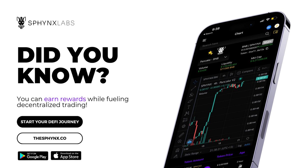 SphynxDeFiApp's tweet photo. Did You Know? Providing liquidity not only helps power decentralized trading but also allows you to earn rewards! 

Contribute to liquidity pools with @SphynxDefiApp and grow your assets while supporting the ecosystem. 💧📊 https://t.co/UZmkiANfwY