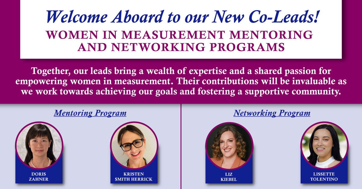 Women in Measurement, Inc. tweet media