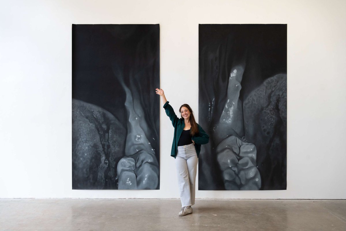 The Graduate School office is currently displaying five art pieces by two graduate students, Laurent Le Bel-Roux and Selina Wagner. Both Laurent and Selina are earning a Master of Fine Arts in studio art (painting and drawing). 

Read the full story here: ow.ly/ks5150TUS2f