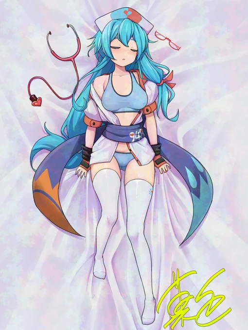 寝てるはうさんを描かせて頂きました! 