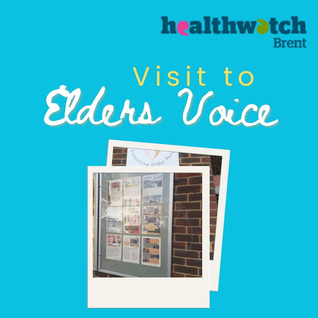 Healthwatch Brent (@hw_brent) on Twitter photo Recently we visited Elders Voice in Kensal Green.  
They're a charity that promotes positive ageing in older people through a day centre, activities and more. 
Read our latest blog: healthwatchbrent.co.uk/blog/2024-10-1…
Support their work: eldersvoice.org.uk Recently we visited Elders Voice in Kensal Green.  
They're a charity that promotes positive ageing in older people through a day centre, activities and more. 
Read our latest blog: healthwatchbrent.co.uk/blog/2024-10-1…
Support their work: eldersvoice.org.uk