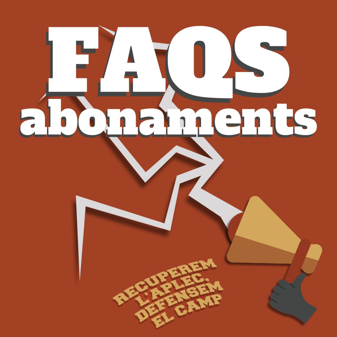 🚨 Informació sobre els abonaments per a l’Aplec! 🚨

Amb l’abonament, tens garantits el dinar, el sopar i el marxandatge d’aquesta edició (got, samarreta i mocador). 🌟

Obrim fil⬇️