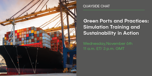 Upcoming Quayside Chat: Achieving More Sustainable Port Operations 🌍
Key topics include reducing fuel emissions, extending equipment lifespan, allocating resources strategically &amp; using data to showcase sustainability gains. Register here: hubs.la/Q02W8vbg0

#Maritime