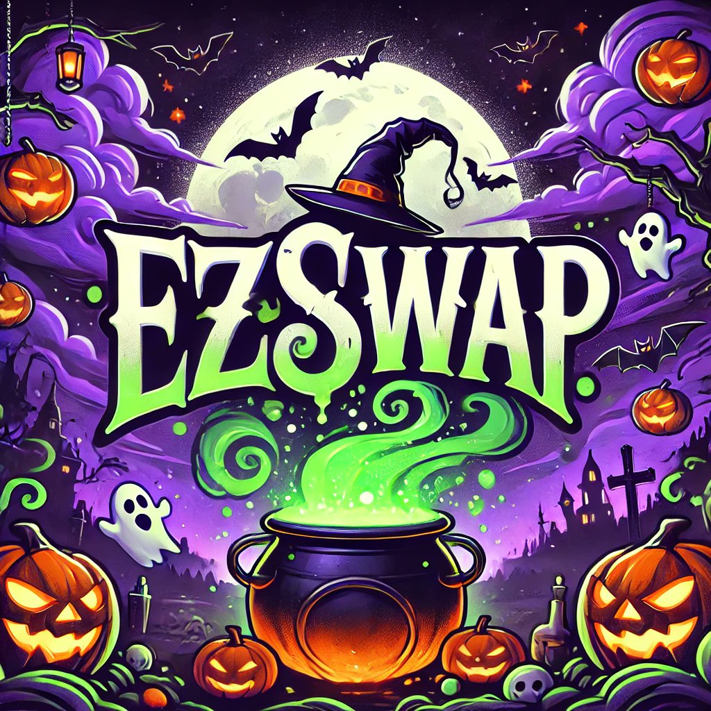 🎃Hold tight… 
Something wickedly big is creeping our way this Halloween! 👻
#ezswap