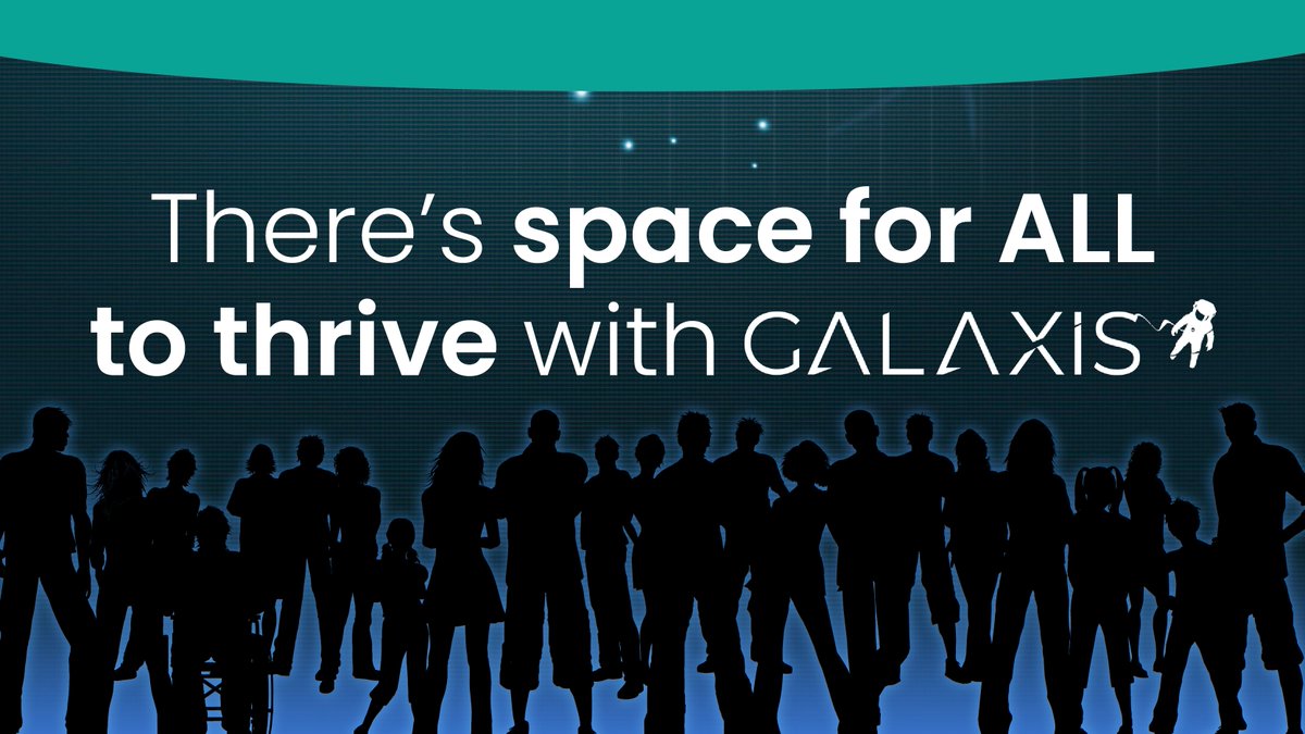 Galaxis is for everyone. 🤝🫵 

From artists, athletes, and YouTubers to open-source projects, social good causes, and companies of all sizes. 

With Galaxis, there's space for all to thrive.