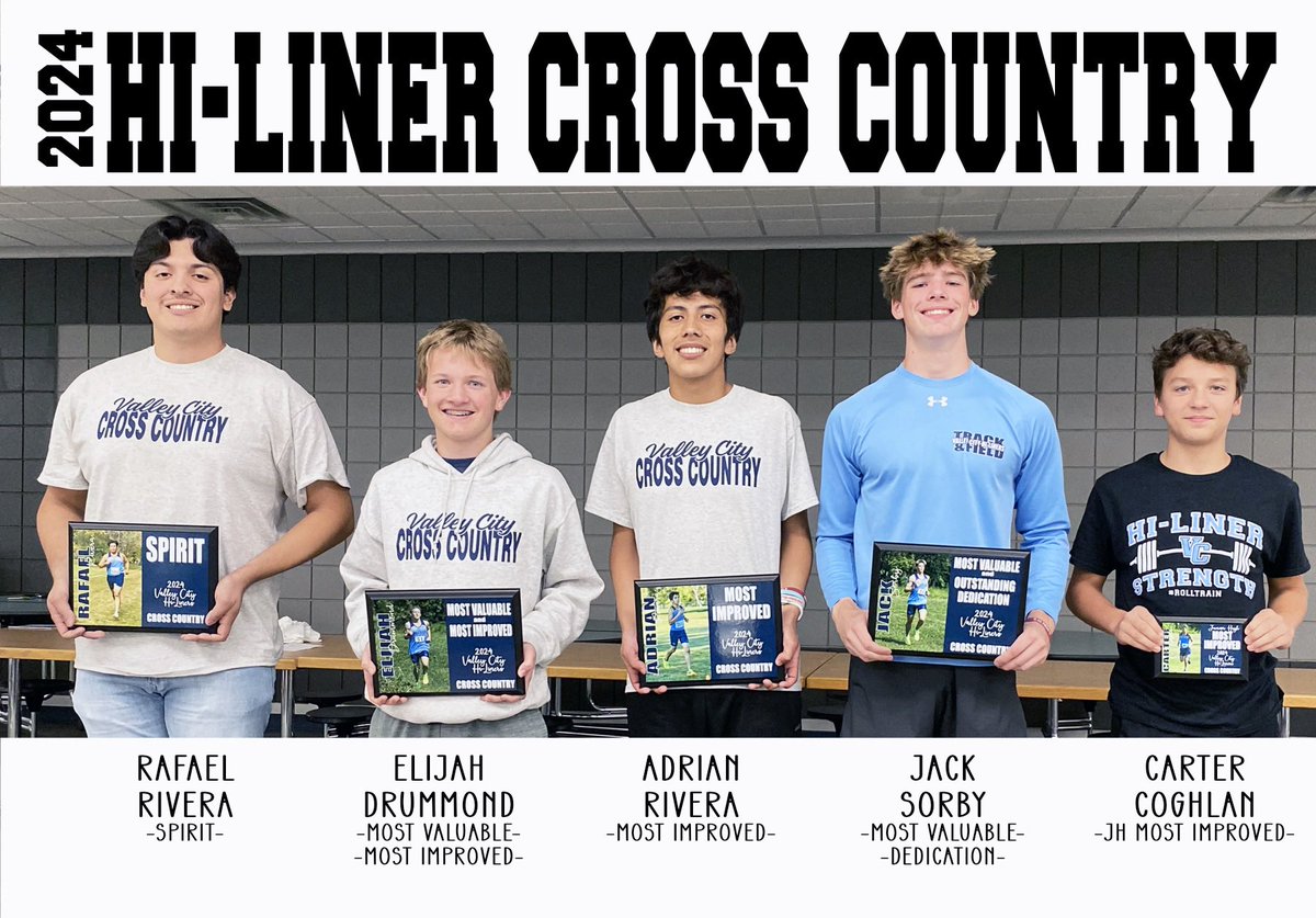 vc_cross's tweet photo. 2024 HI-LINER XC AWARDS 
@HiLiners @HiLinerBooster https://t.co/DJYxc4QOP0