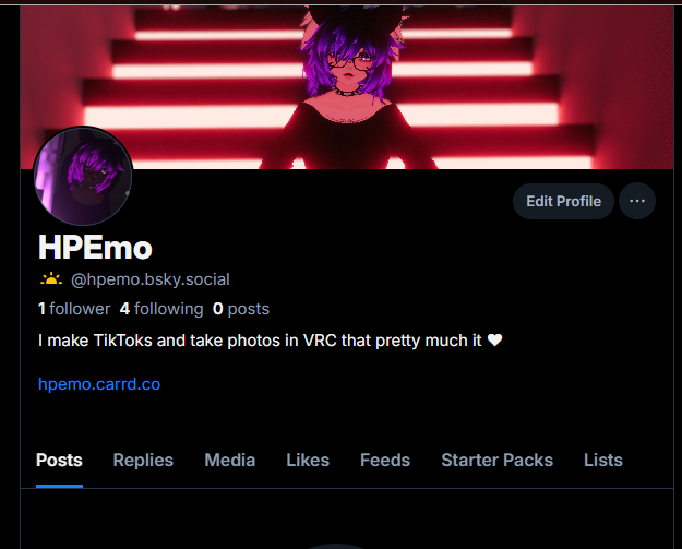 HPEmo_1's tweet photo. Welp I am now on BlueSky https://t.co/AtxjbEZ4m6