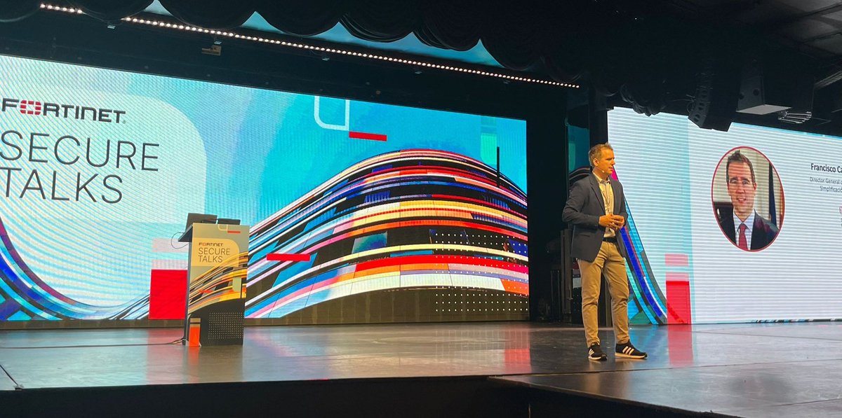 XiscoCanovas's tweet photo. Un placer hoy participar en #SecureTalks de @Fortinet. Hablando de Ciberseguridad, IA y Automatización para combatir las ciberamenazas. Con el Plan de Ciberseguridad invertimos 10M € en los próximos 5 años para elevar los mecanismos de ciberseguridad del @goib. @HisendaGOIB https://t.co/5d7LO7gGbQ