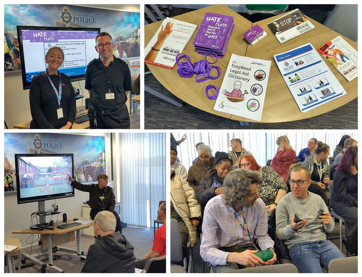 Through The Maze (@throughthemaze) on Twitter photo We went to a great event today with <a href="/WestYorksPolice/">West Yorkshire Police</a> at Elland Road Police HQ. Loads of info about staying and feeling safe from all the police presenters.
Some of the easy read they had is already on our website, and we will be adding links to more soon. We went to a great event today with <a href="/WestYorksPolice/">West Yorkshire Police</a> at Elland Road Police HQ. Loads of info about staying and feeling safe from all the police presenters.
Some of the easy read they had is already on our website, and we will be adding links to more soon.