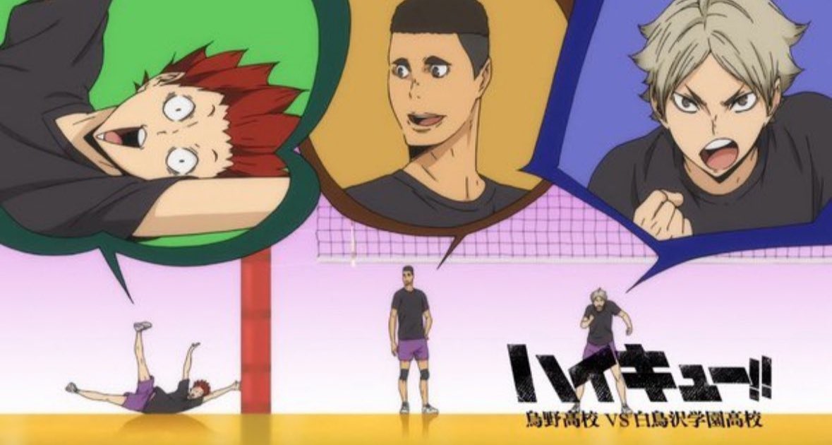 kagstinycrown's tweet photo. haikyuu bottle commercial breaks https://t.co/H15sVUjTEX
