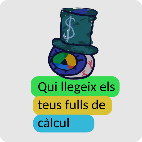 👁️ 🗃️ Qui llegeix els teus fulls de càlcul?
On deses els teus fitxers?
🤑 Estan en mans del capitalisme de vigilància?

🐓 
Per reflexionar i passar a l'acció:
📓 Guia jove d'eines digitals tecnoètiques #GuiaEinesDigiTE
Descarrega-te-la:
somnuvol.coop/guia-jove/