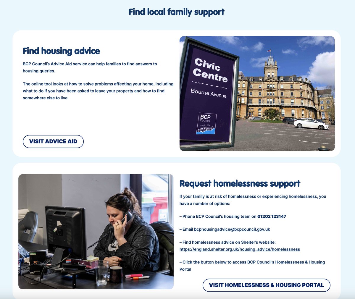 Are you at risk of losing your family home, or experiencing homelessness? The new family support area on our website can help. From advice on how to join the housing register to support with homelessness, SEND housing needs and property standards, visit hpbcp.org/i-need-family-…