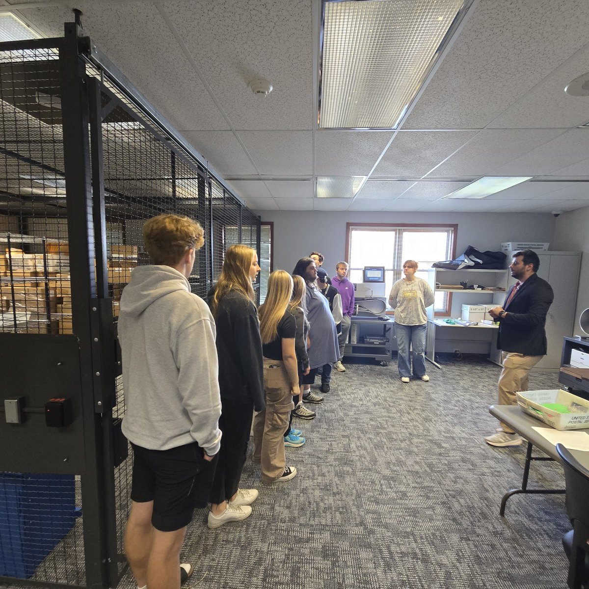 MrsNRRoth's tweet photo. What a beautiful day to exercise our civic duty at the LC Board of Elections! 🗳 We are so proud of these @NRHSRangers who voted today for the first time. ✔️  We were given a "backstage" tour and a few students were interviewed by the national news! 🎥  @LArmbrusterNRCS https://t.co/AO7dyGMQcQ