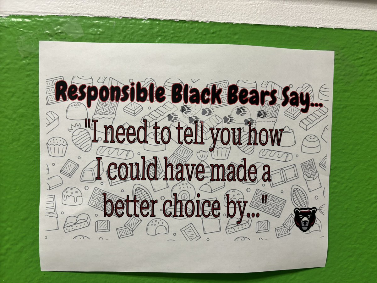 Kudos to Big Cross for weaving the <a href="/CharacterStrong/">CharacterStrong</a> monthly themes into the fabric of their building and providing our students with effective problem solving language! 🖤❤️🐻 <a href="/BCMorcone/">PMorcone</a>