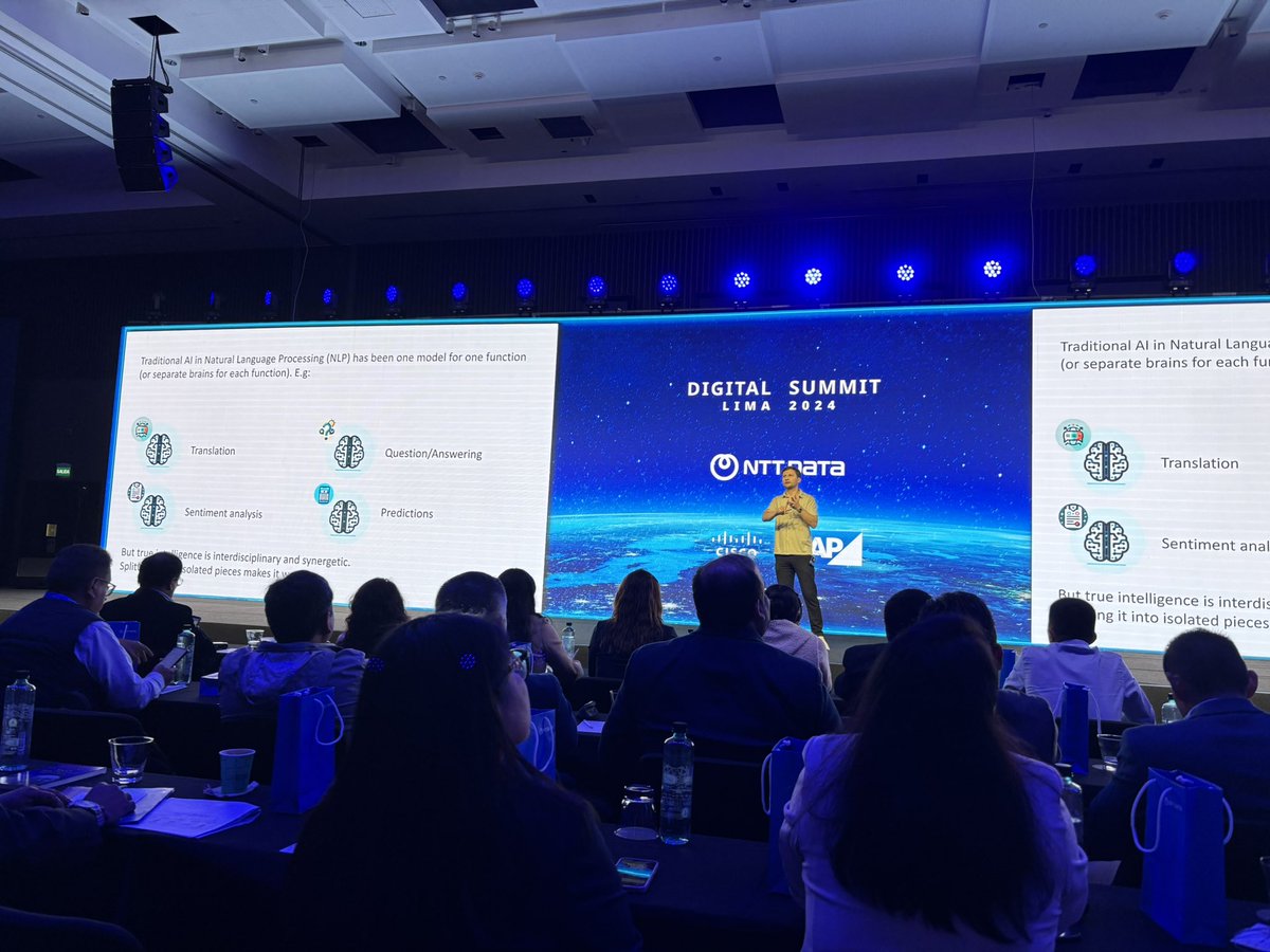 jjmiranda's tweet photo. En el #DigitalSummit2024 #Peru de @nttdatalatam en el Westin Hotel, eventazo lleno de estrellas. Si alguien está por aquí mándenme un DM y conversamos con un buen café! https://t.co/plkTDwRvB4