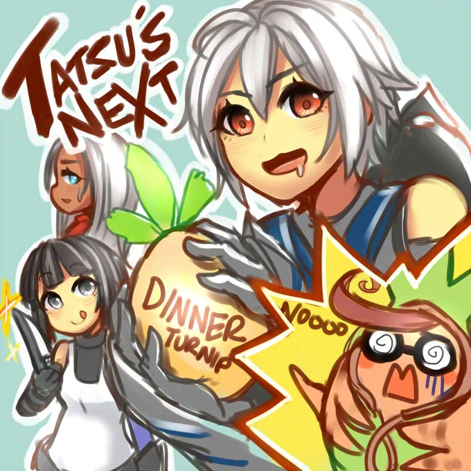 I dug for my first xenoblade art from 2015I found it 